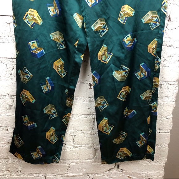 Vintage 90’s Honor’s Satin Cigar Box Sleep Pants - Picture 6 of 9